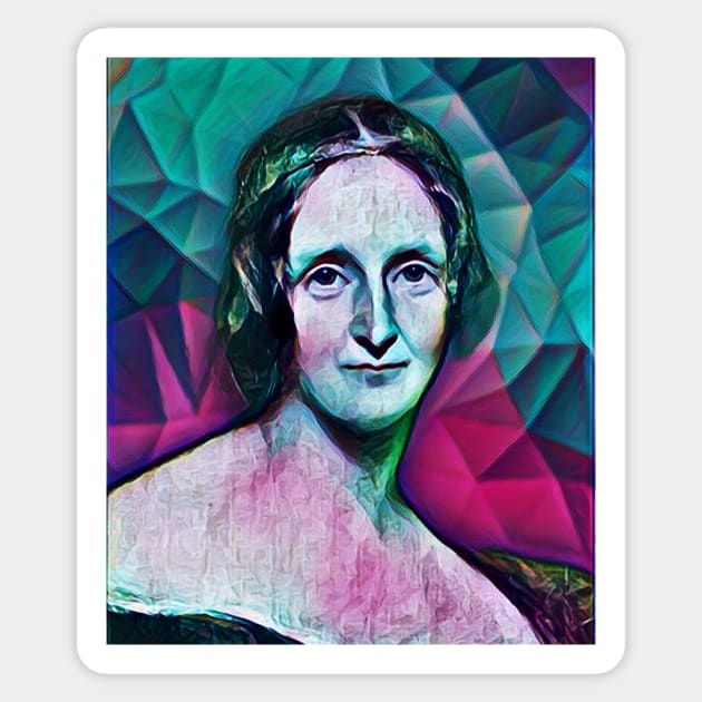 Mary shelley portrait | Mary shelley artwork 2 Sticker by JustLit